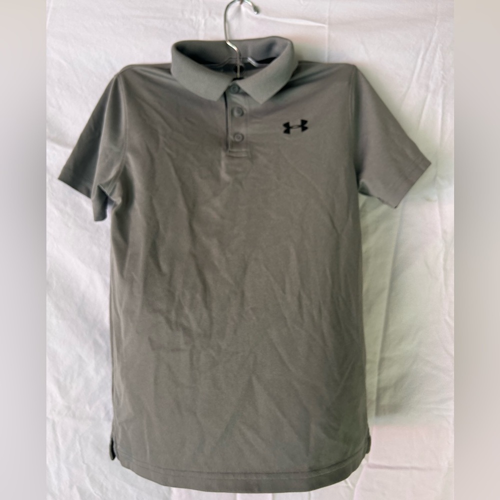 Under Armour UA Heat Gear Golf Polo Shirts Boys Size Youth Medium YMD